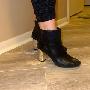 Schutz leather booties